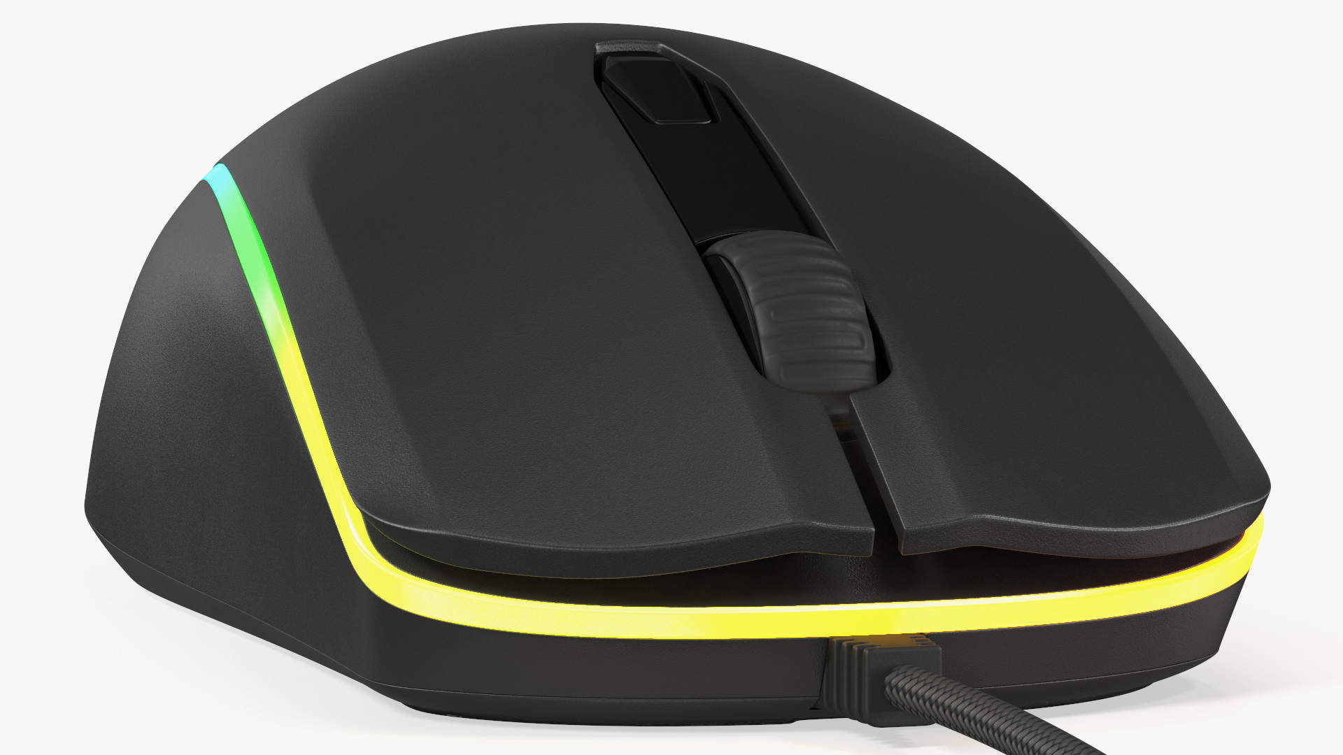 3D model Gaming Mouse with RGB Mouse Pad Set