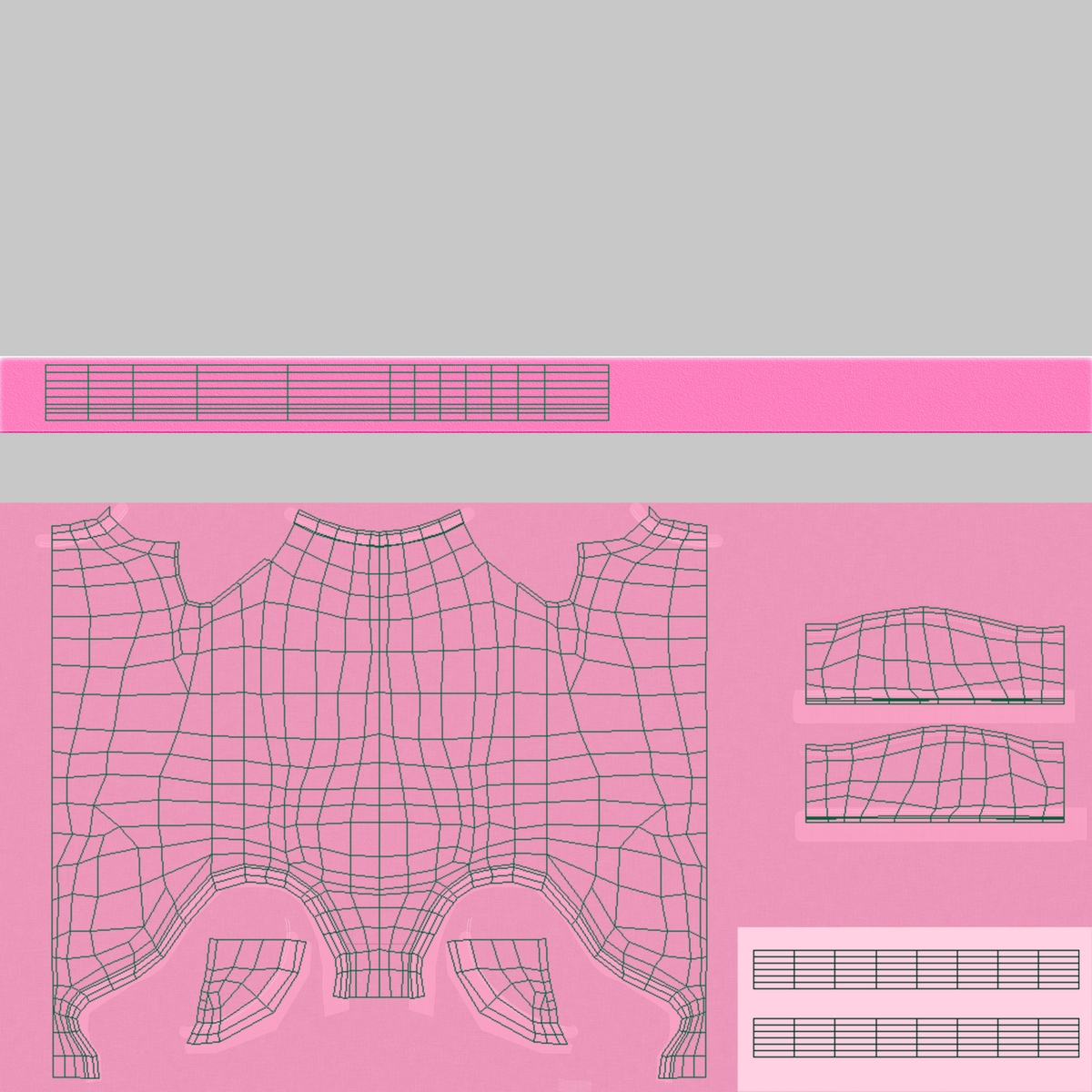 Toddler Girl in Bodysuit Standing Fur 3D