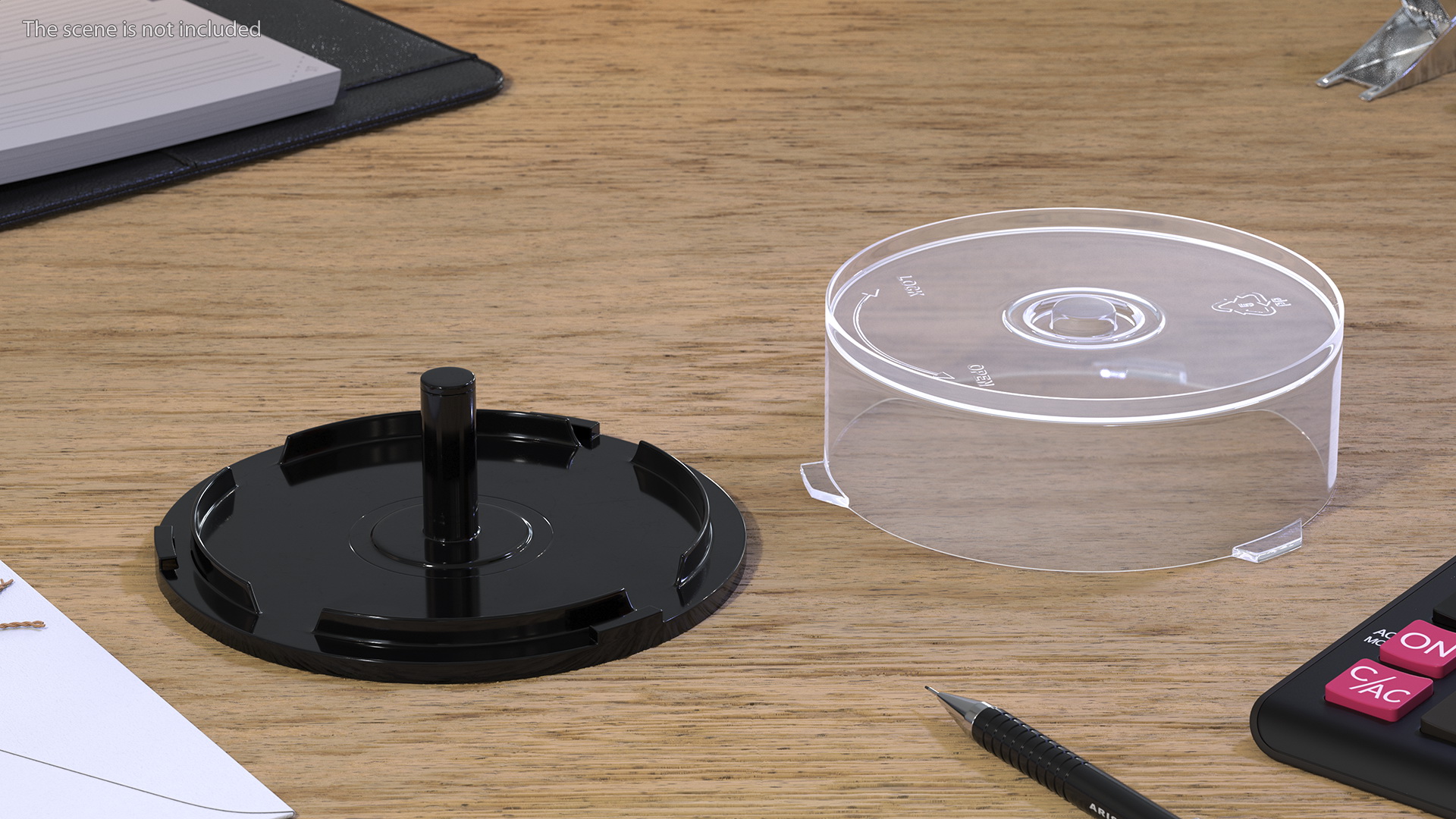 Spindle Box Holder for 25 Discs Empty 3D