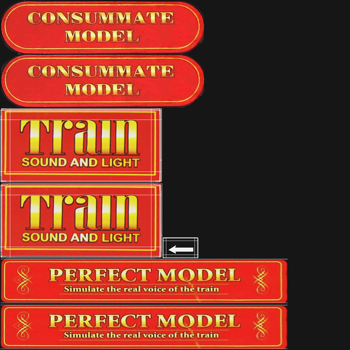 3D Toy Train Locomotive with Rails