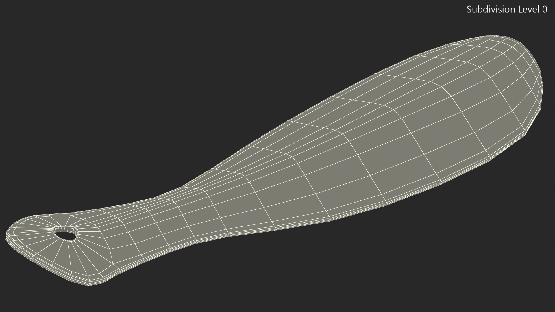 3D Stainless Steel Handled Shoe Horn model