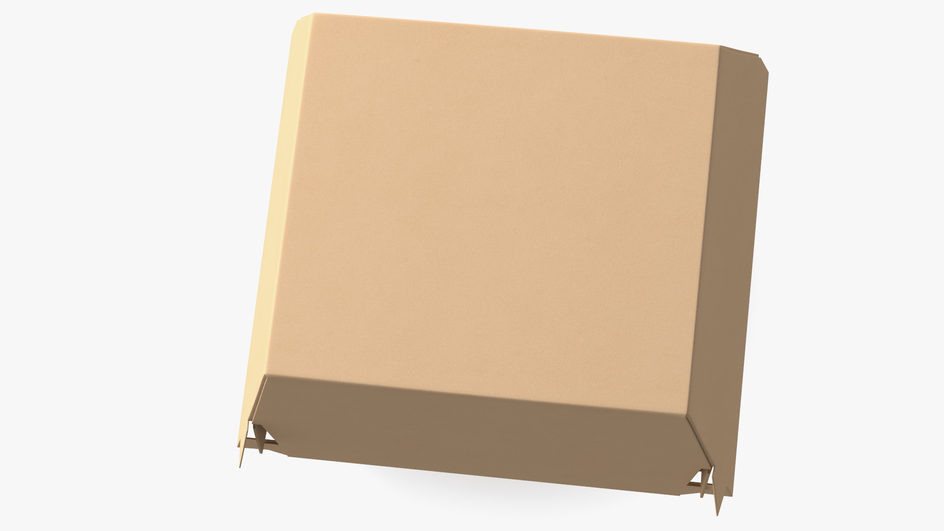 3D Burger Box Closed Brown model