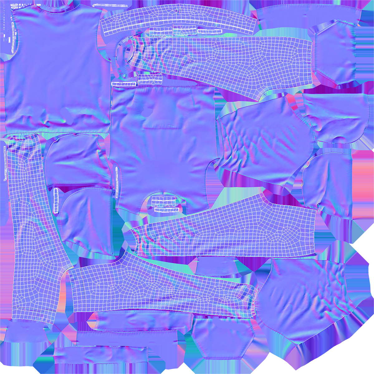 3D Sport Pants Blue