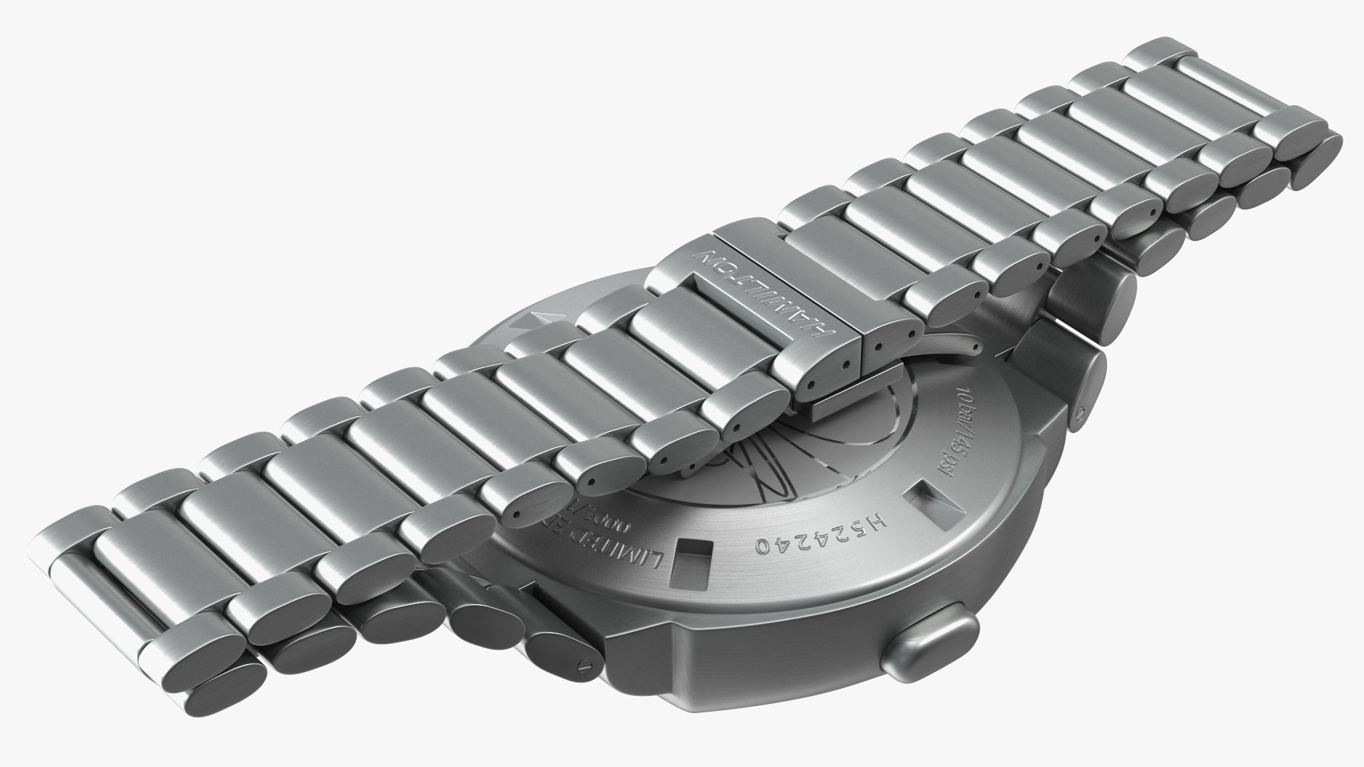 3D model Hamilton PSR 1970 Wrist Watch Lying