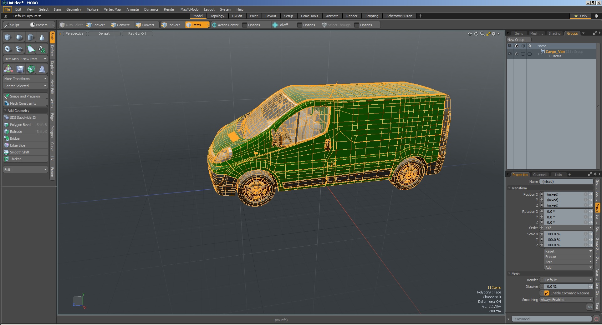 Cargo Van 3D model