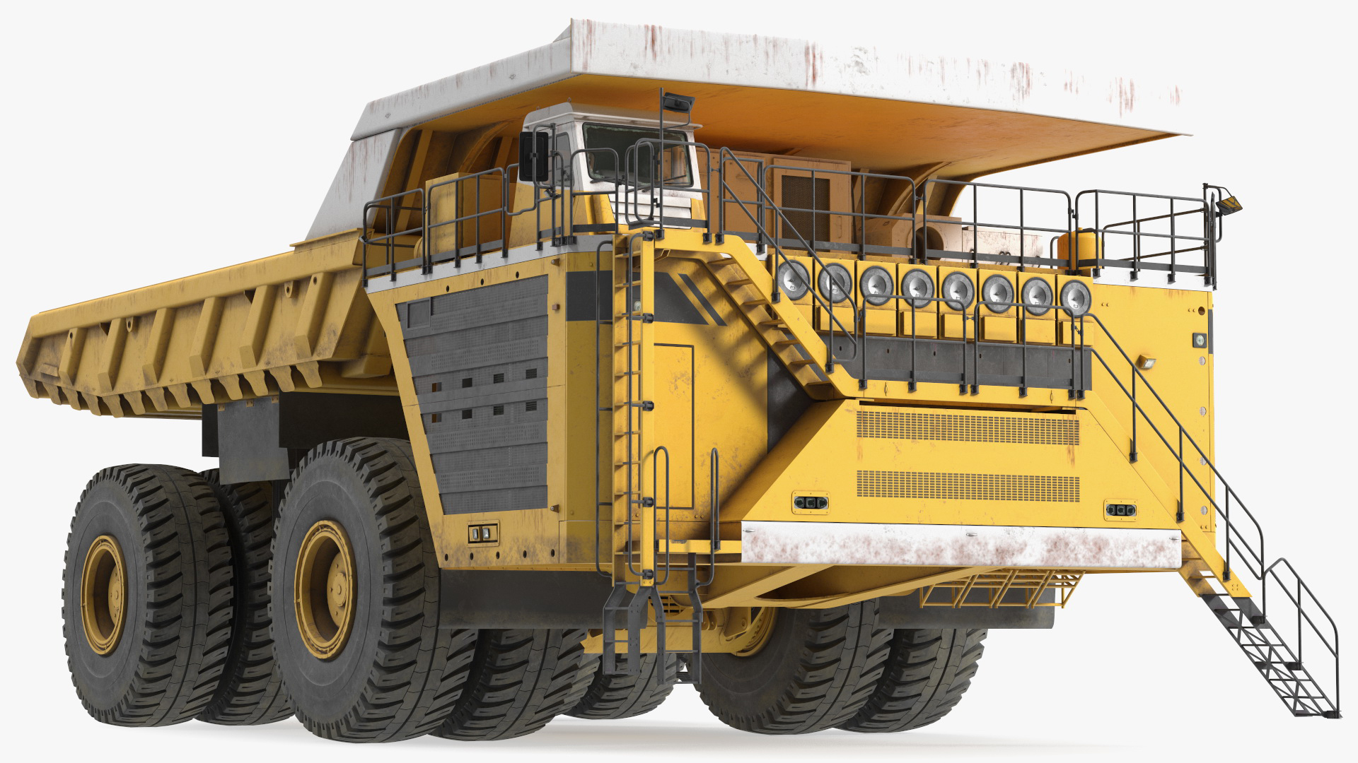 Ultra Class Haul Truck Dirty Rigged for Cinema 4D 3D model