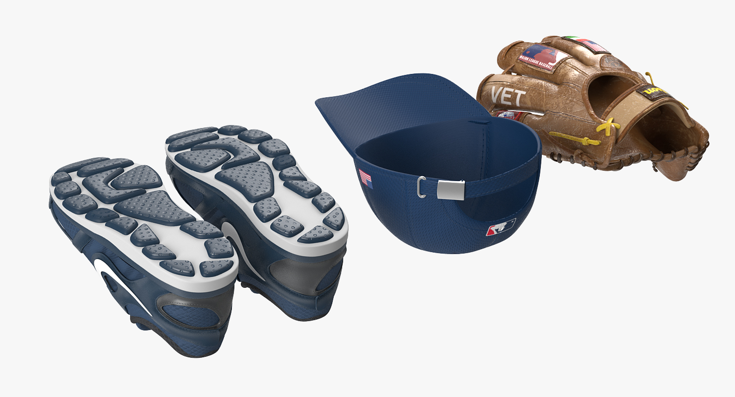 3D Baseball Player Rigged Twins model