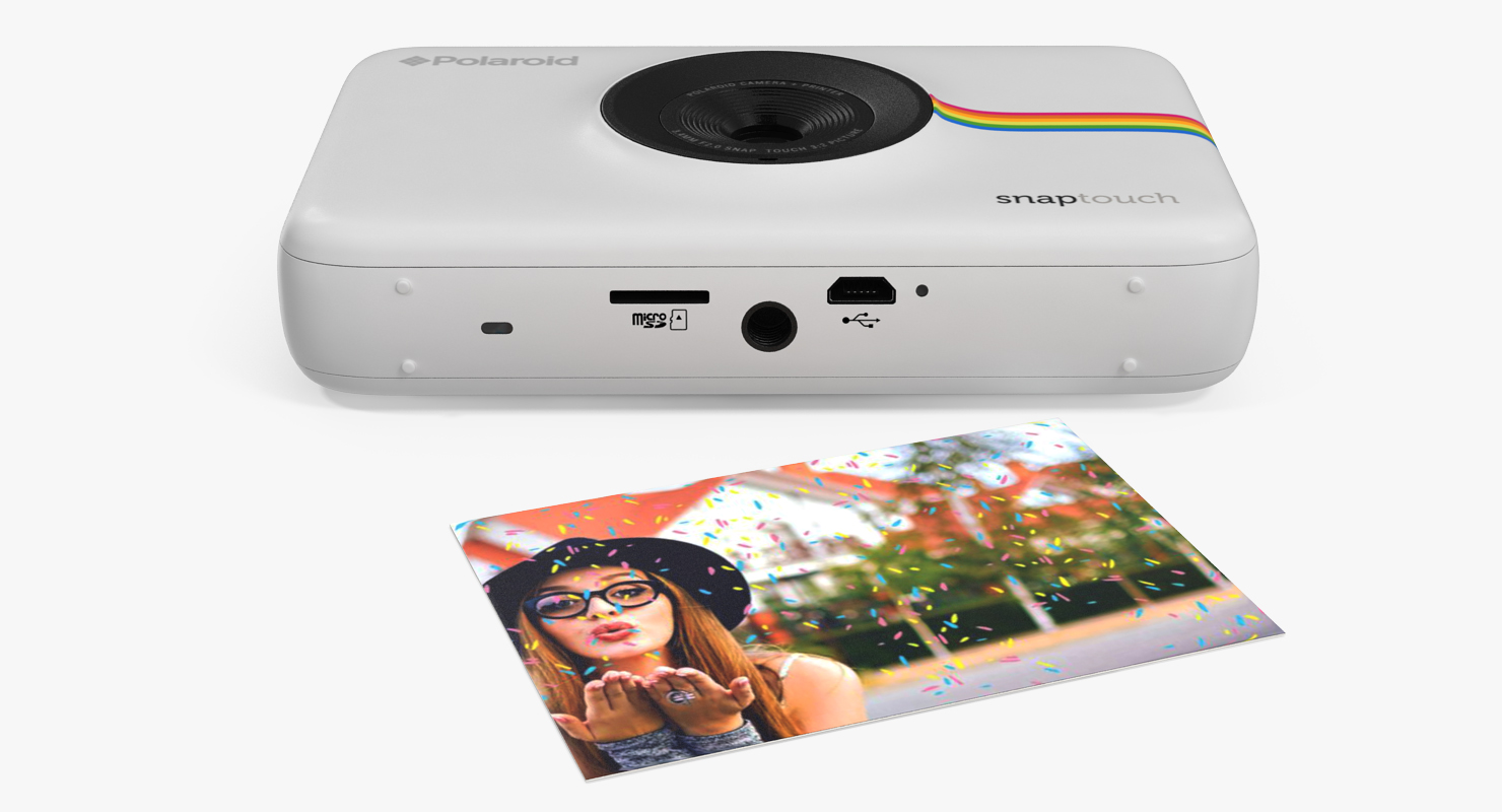 3D Polaroid Snap Digital Instant Camera
