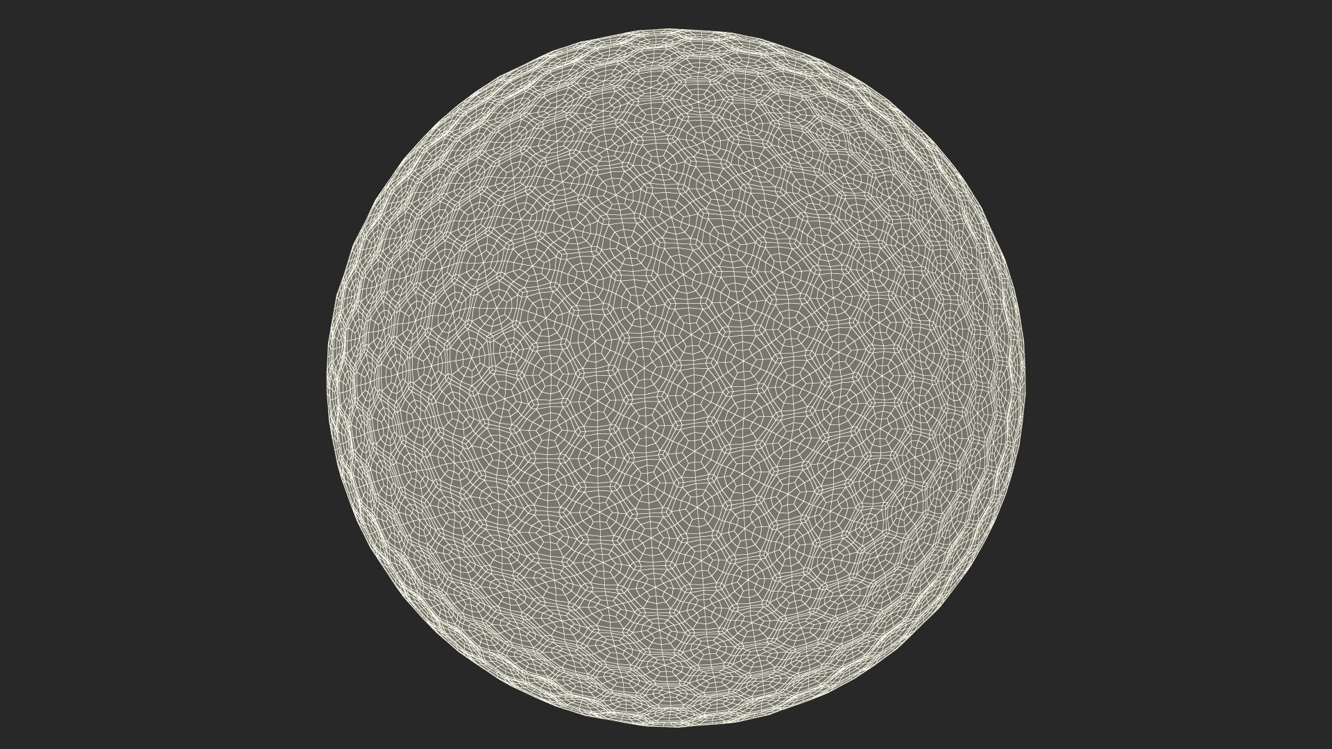 Golf Hole Sport Fur 3D model