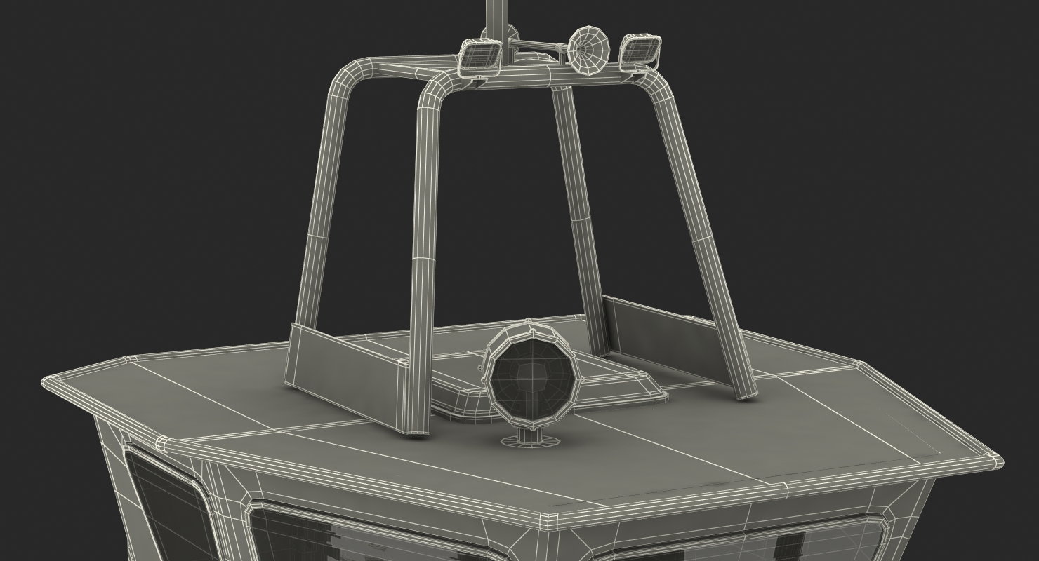 Boat on stands 3D model