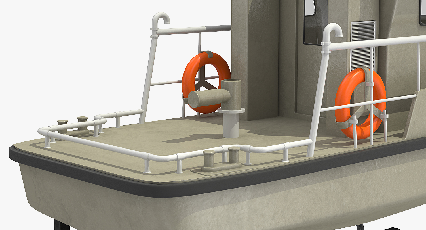 Boat on stands 3D model