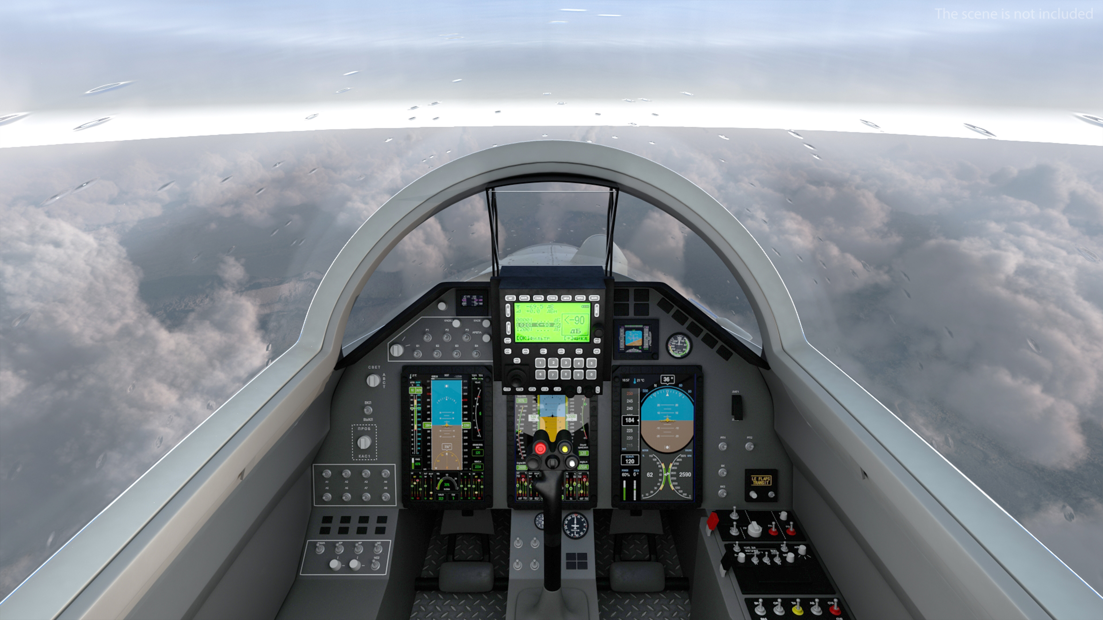 MiG 29 Fighter Aircraft with X-31PM Supersonic Missile 3D model