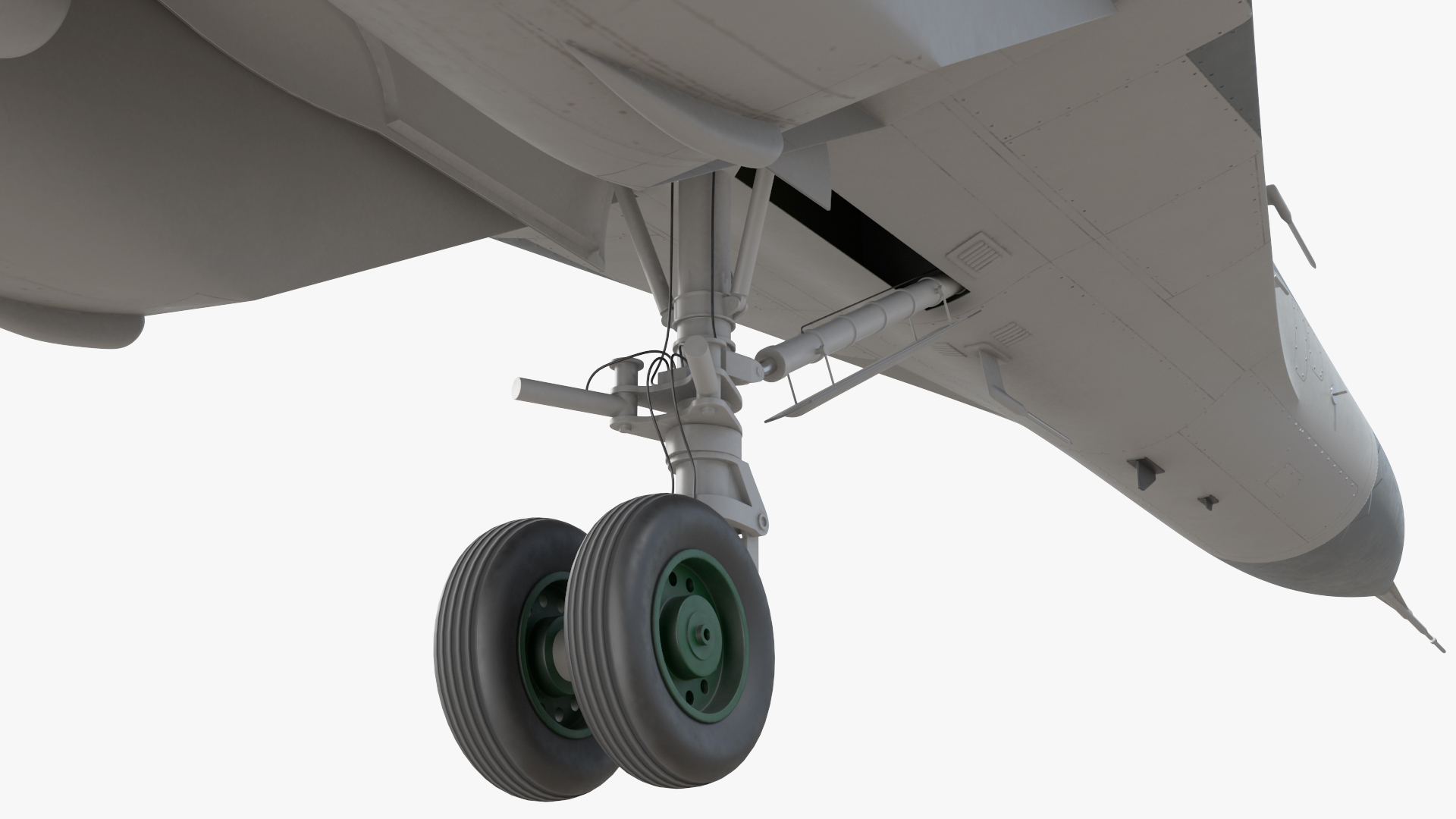 MiG 29 Fighter Aircraft with X-31PM Supersonic Missile 3D model