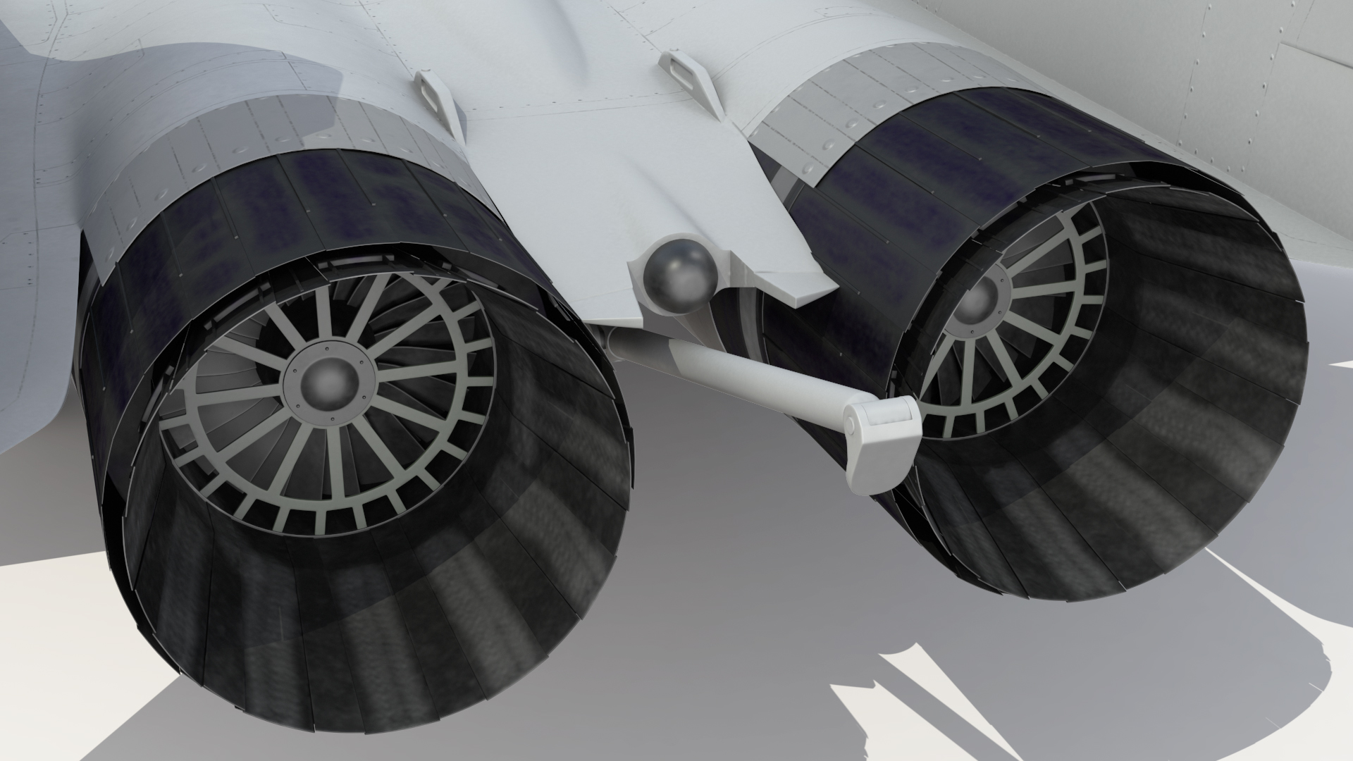 MiG 29 Fighter Aircraft with X-31PM Supersonic Missile 3D model
