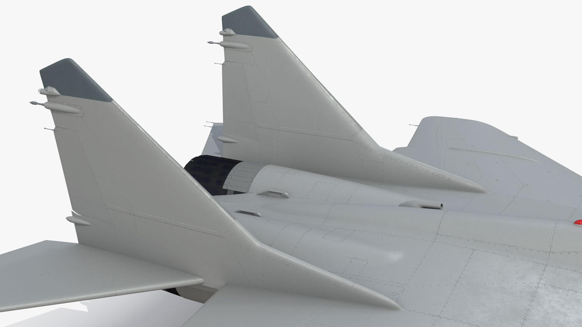 MiG 29 Fighter Aircraft with X-31PM Supersonic Missile 3D model