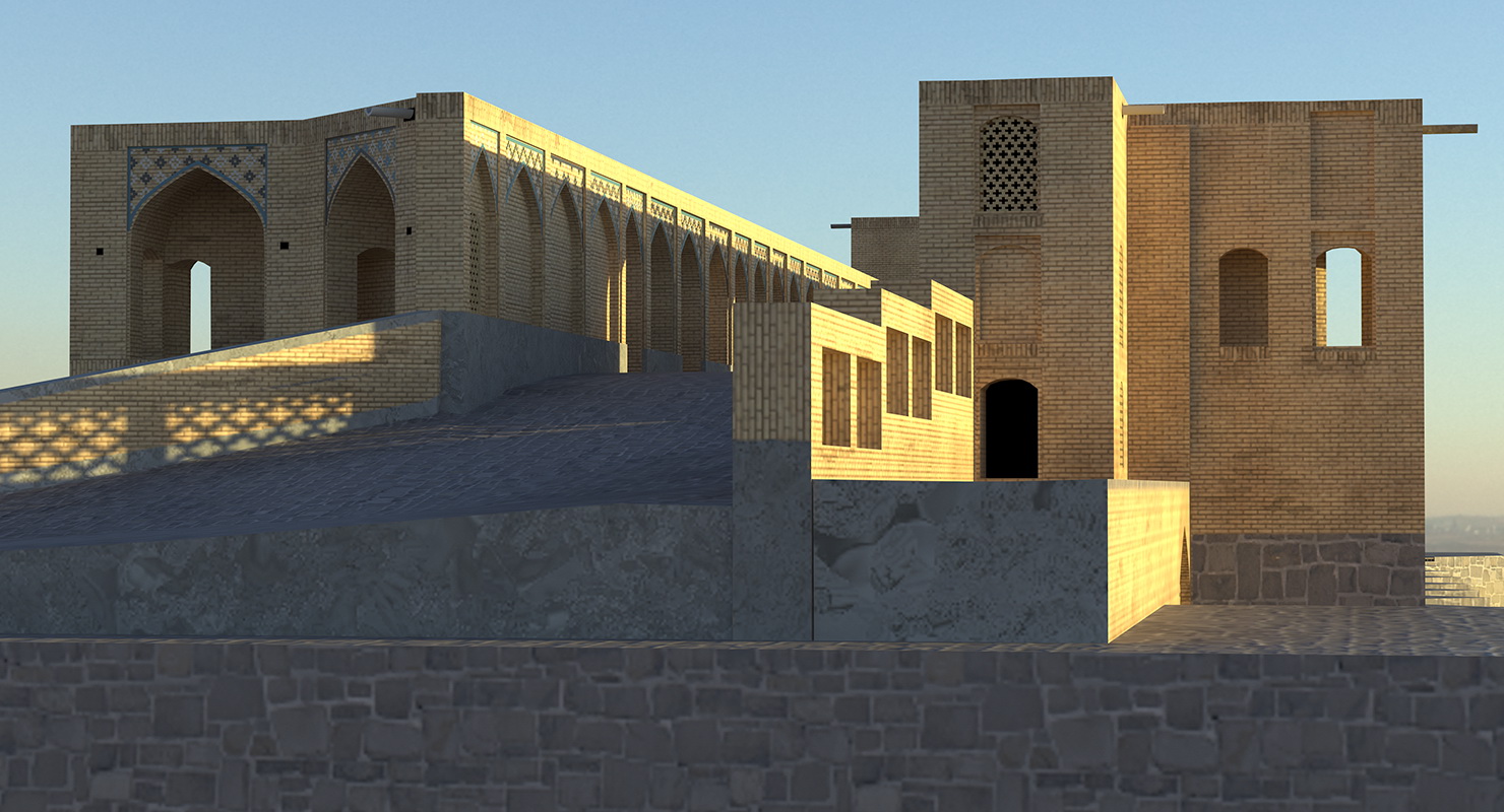 Persian Bridge 3D model