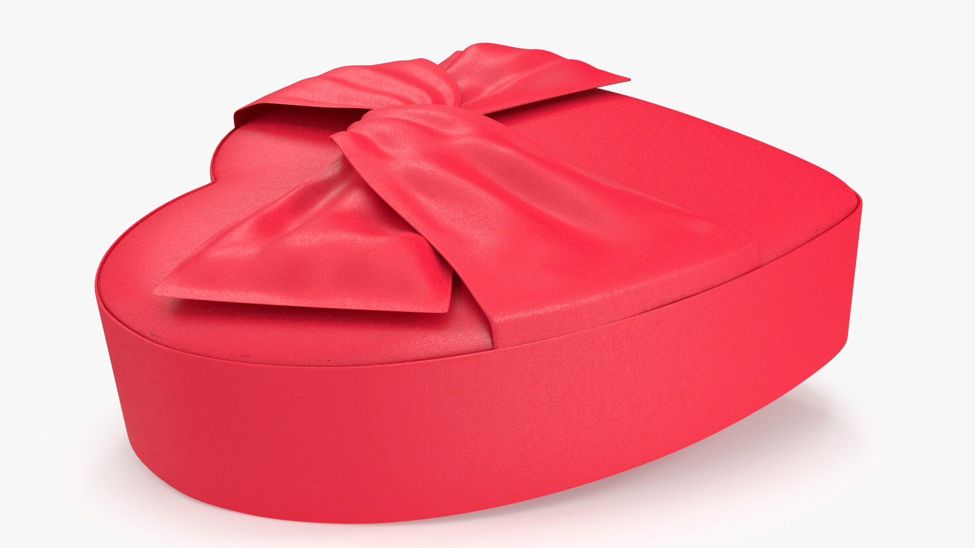 3D Assorted Chocolates in Heart Shaped Opened Box