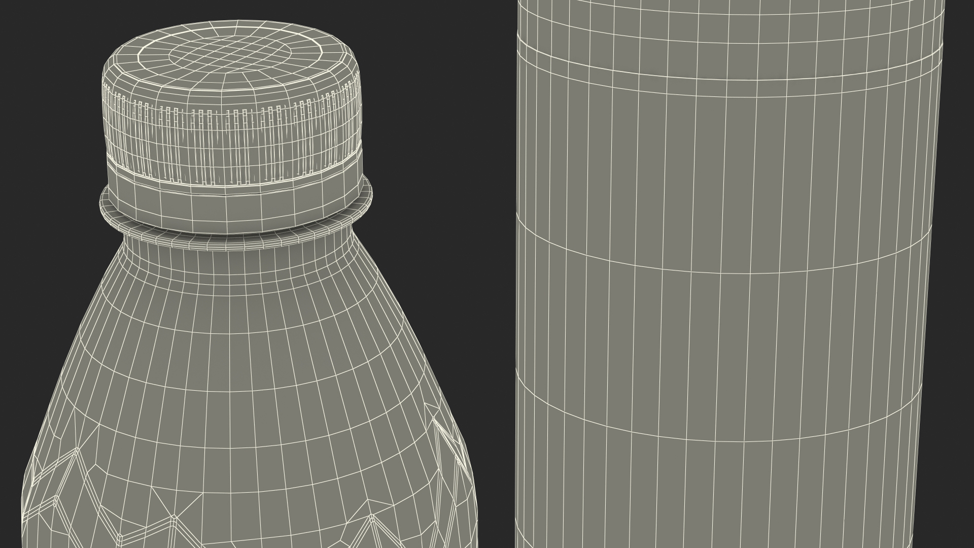 Mineral Water 500ml Plastic Bottle 3D model