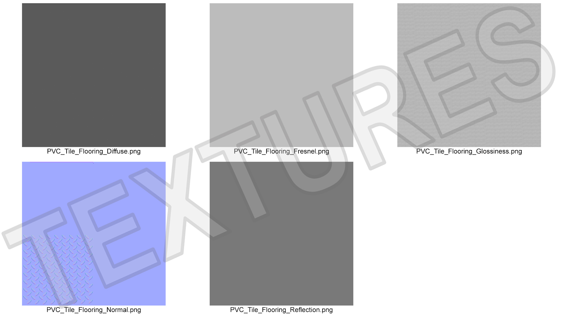 Connectable Garage Floor Tile Grey 3D model