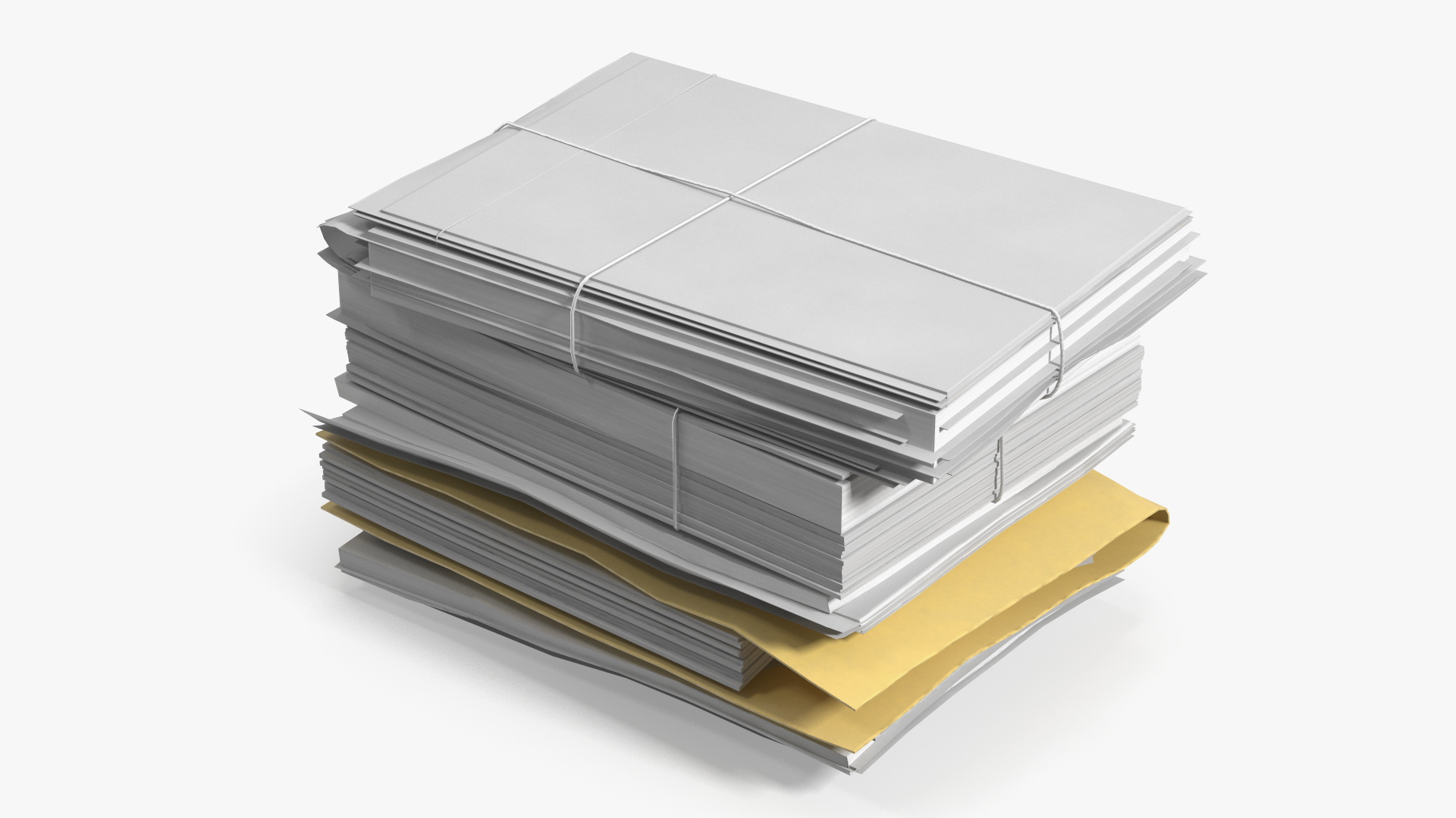 Paper Document Stack Game Ready - view 2