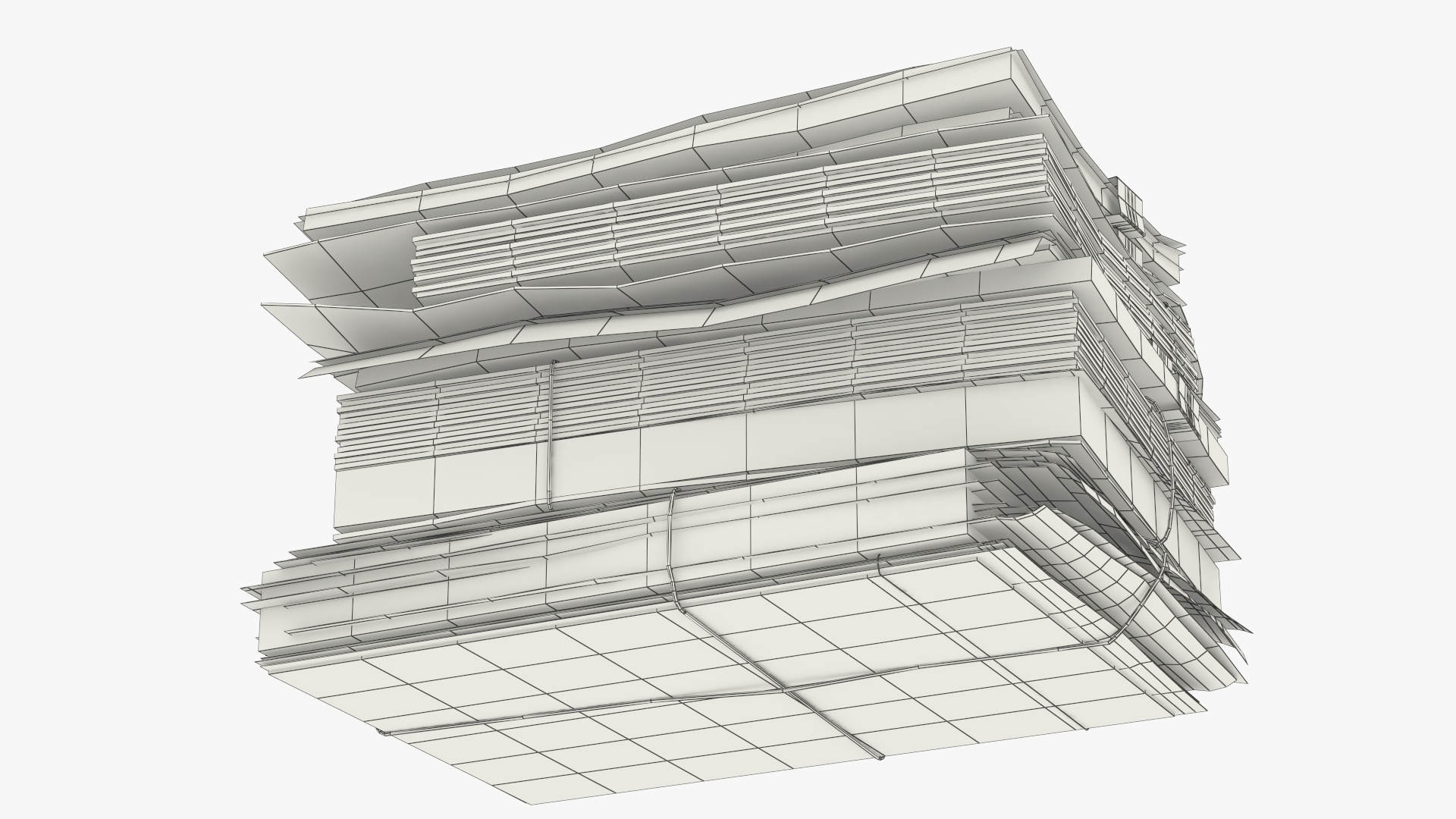 Paper Document Stack Game Ready - view 6