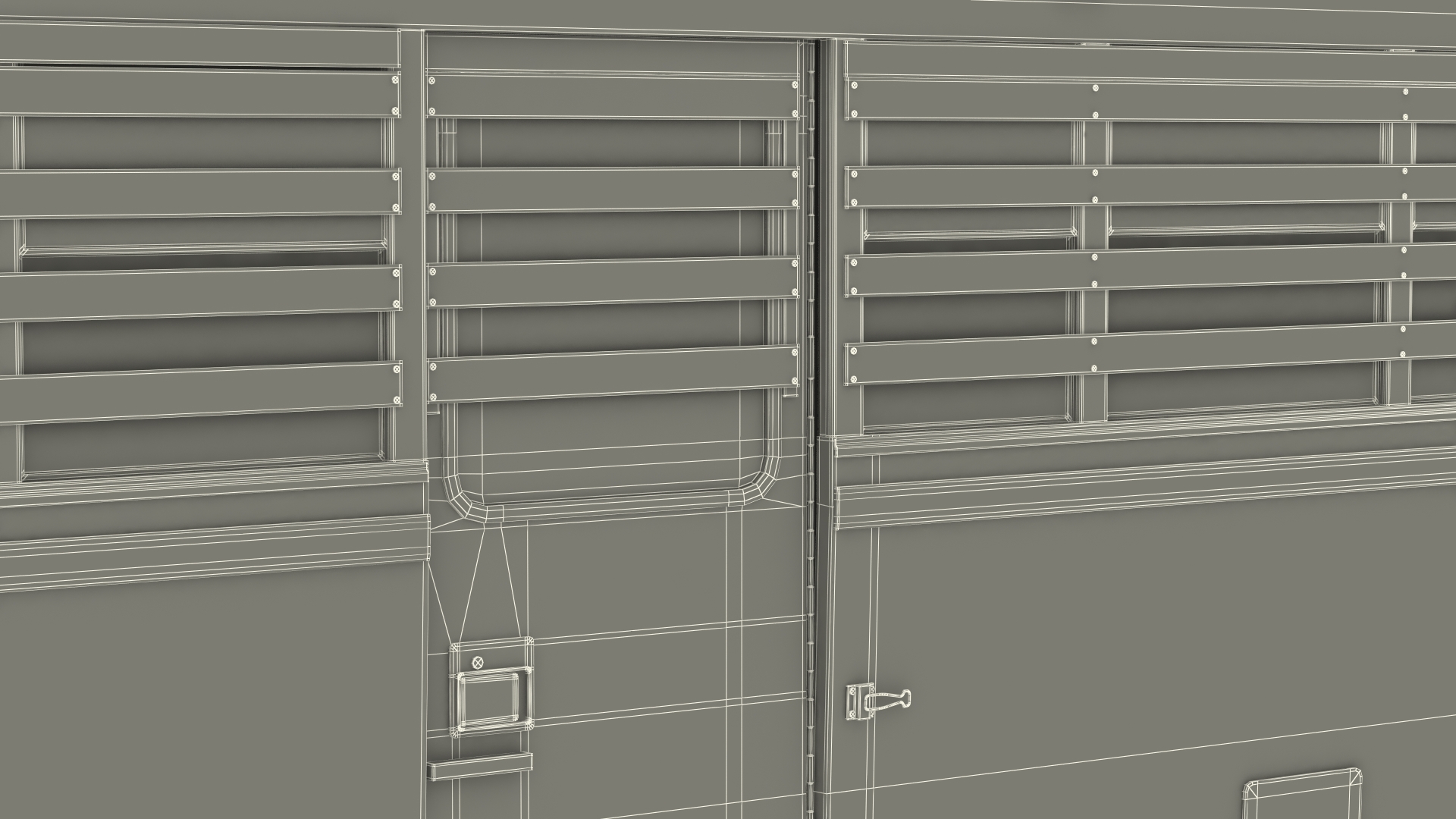 Prison Bus Exterior Only 3D model