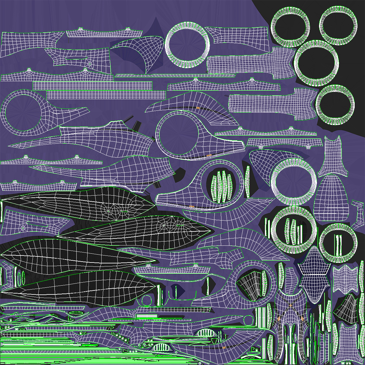 3D Futuristic Racing Supercar Concept Rigged
