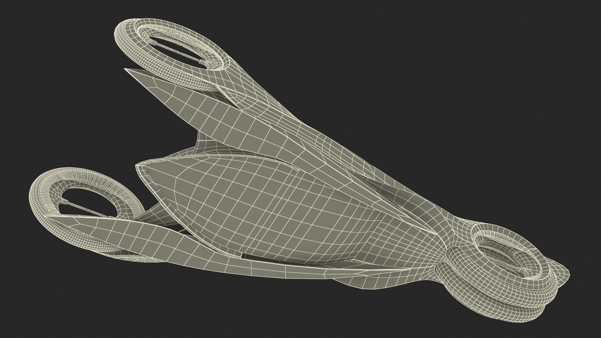 3D Futuristic Racing Supercar Concept Rigged