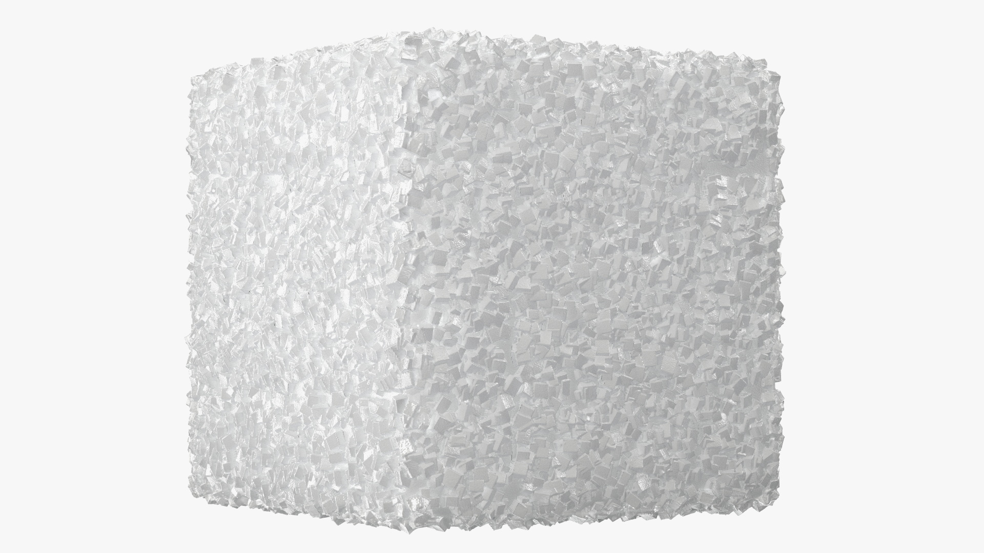 White Sugar Cube 1x1x1cm 3D model
