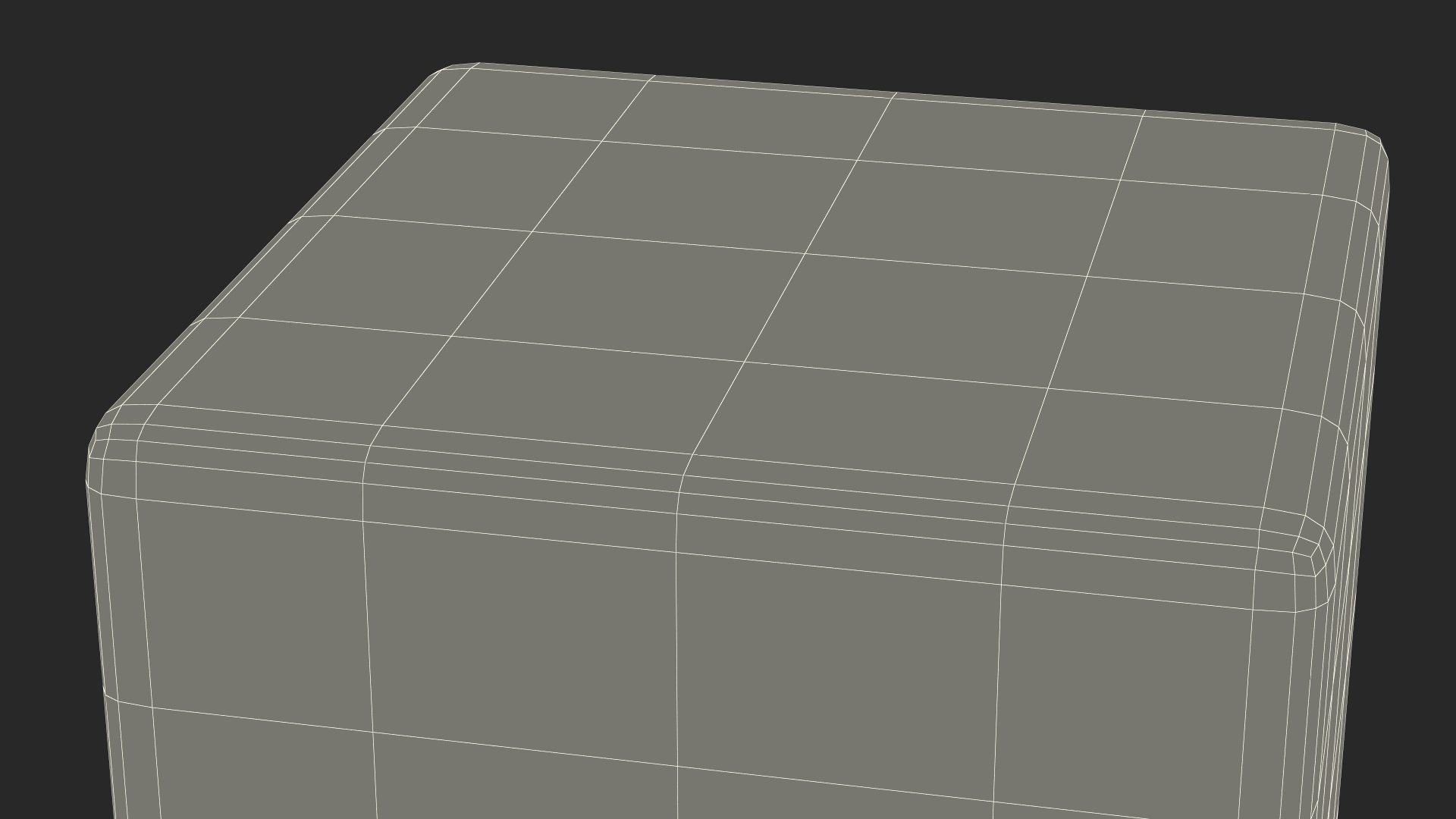 White Sugar Cube 1x1x1cm 3D model