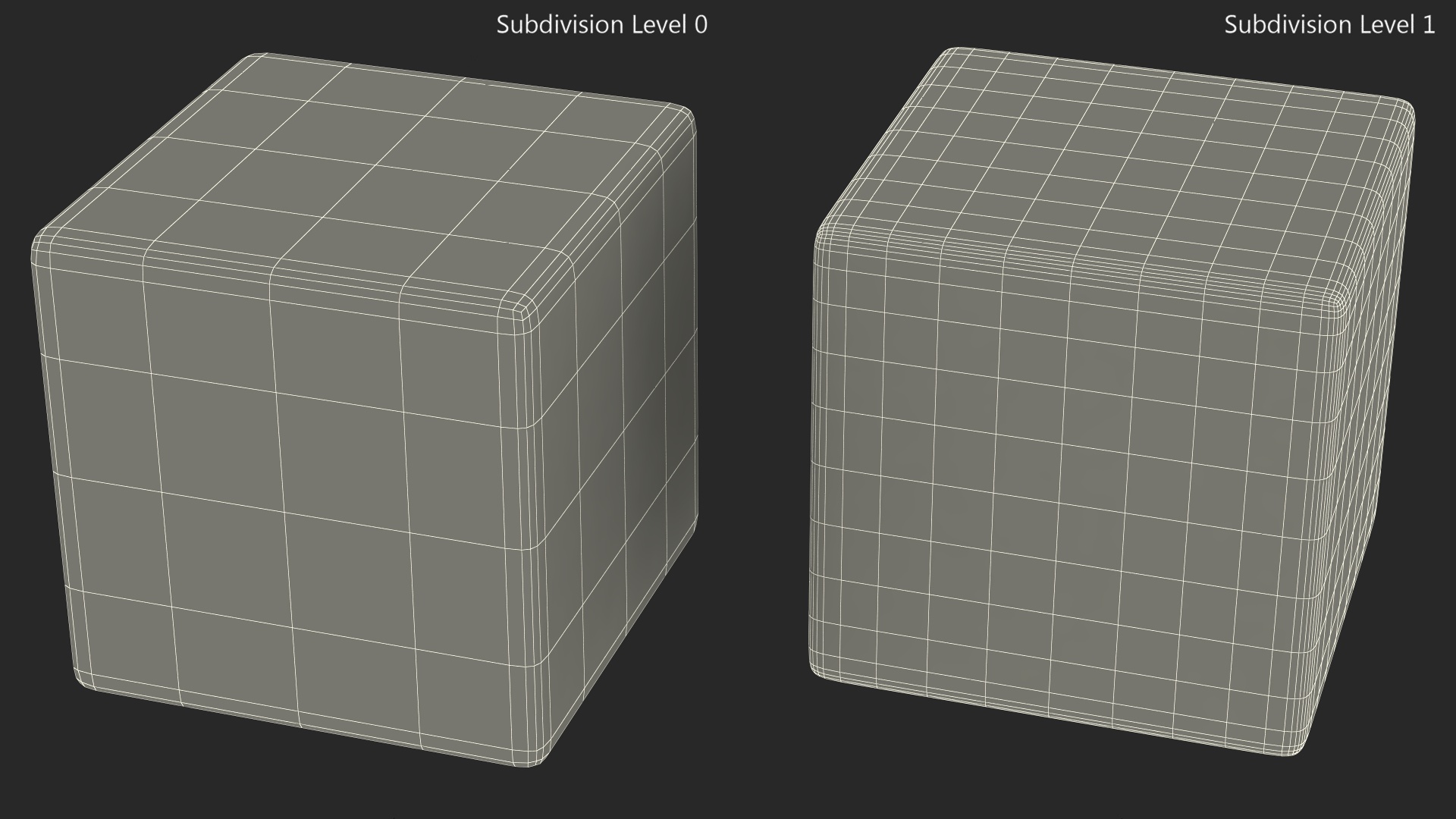 White Sugar Cube 1x1x1cm 3D model