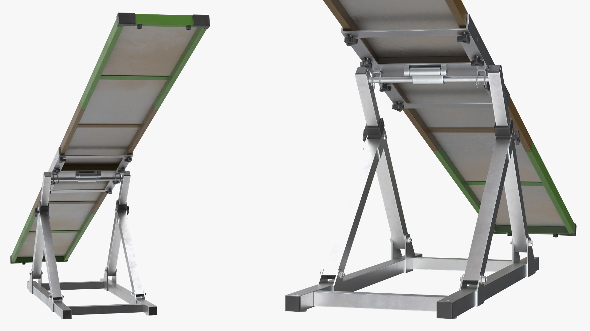 Dog Agility Teeter Green 3D model