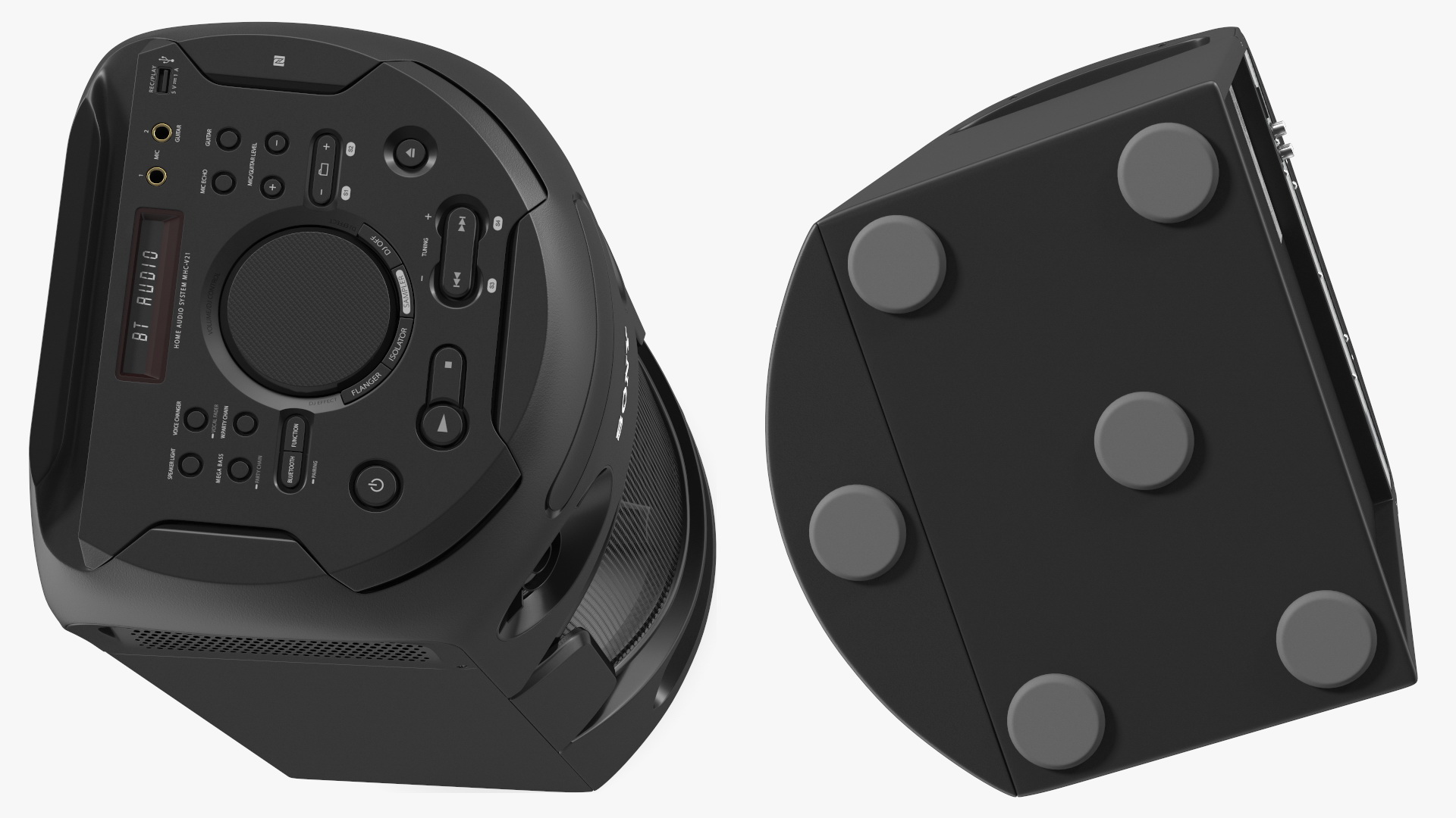 3D Sony V21 High Power Audio System OFF