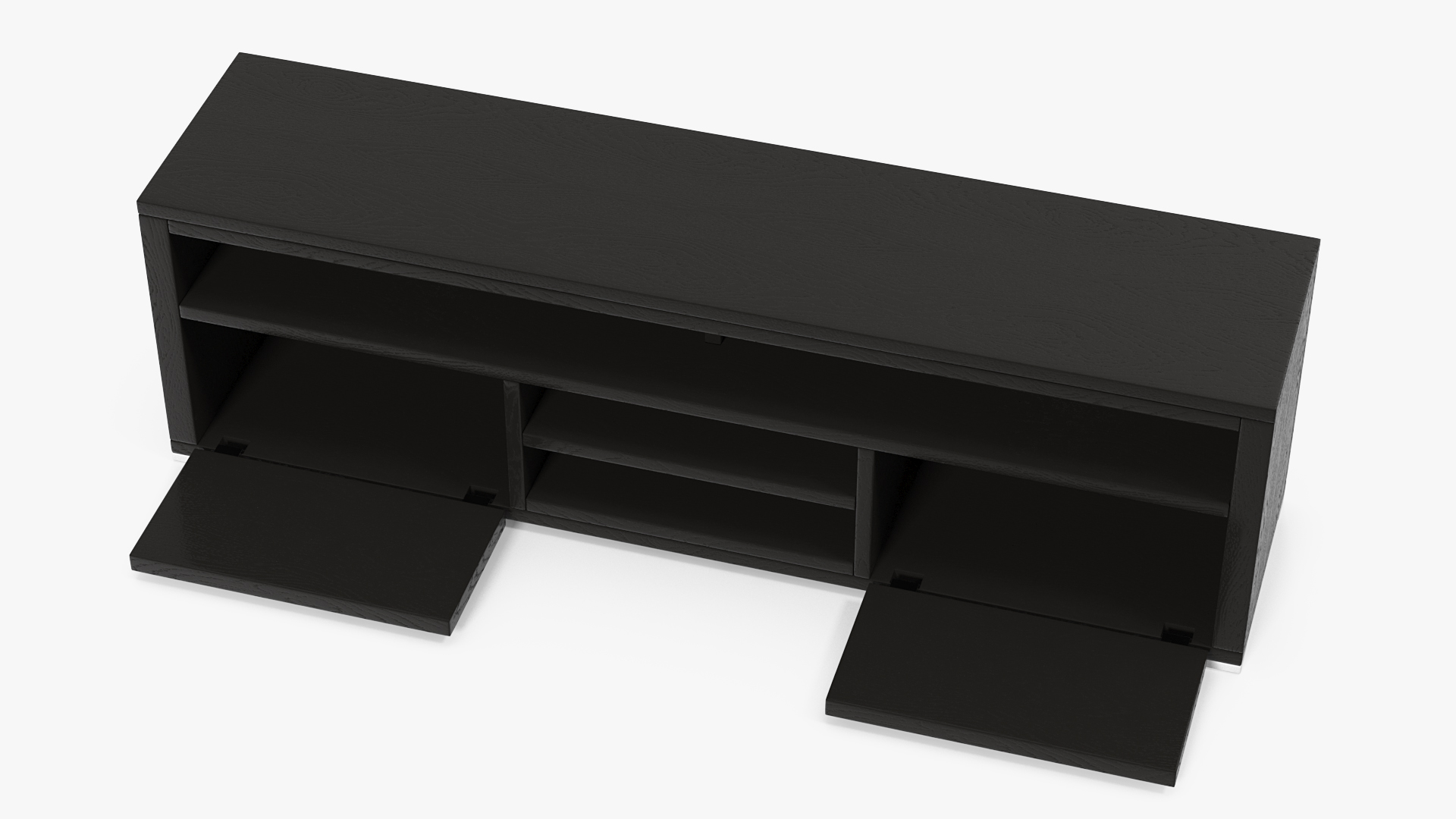 TV Stand Black 3D model