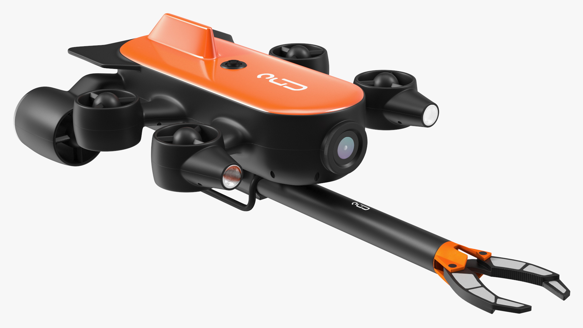 3D Titan Professional Underwater Drone Rigged for Maya