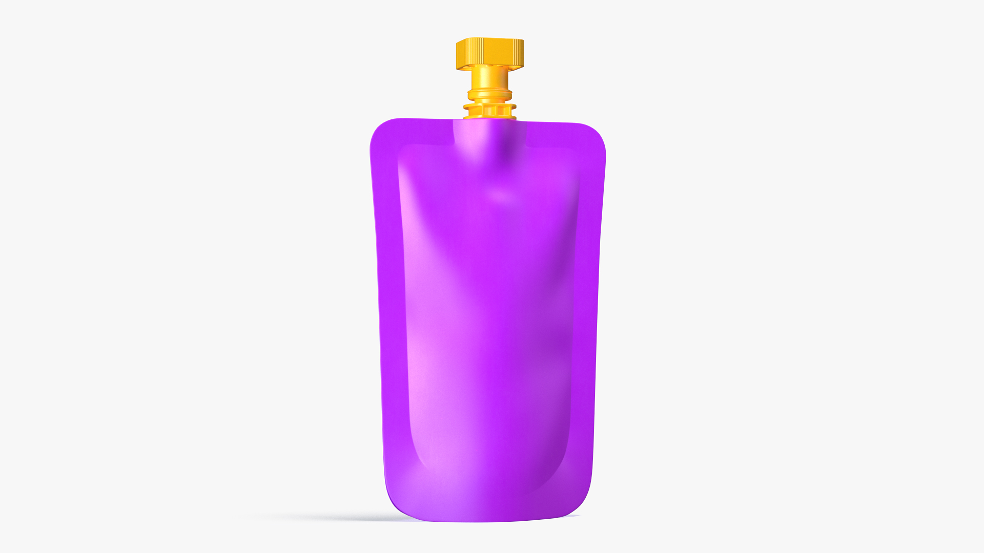 Purple Fruit Juice Pack with Spout 3D model