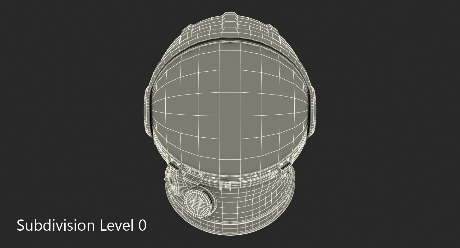 SK 1 Space Helmet 3D
