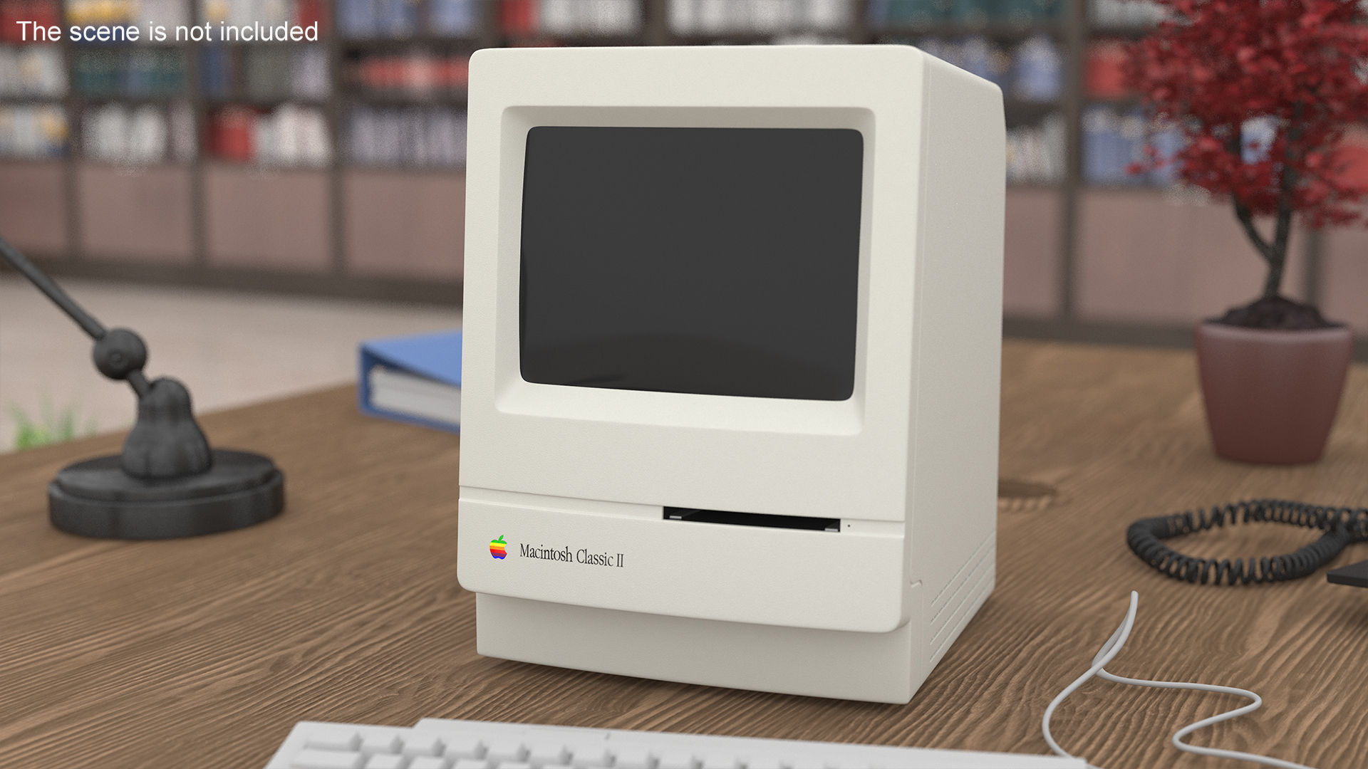3D Vintage Apple Macintosh Classic II Computer model