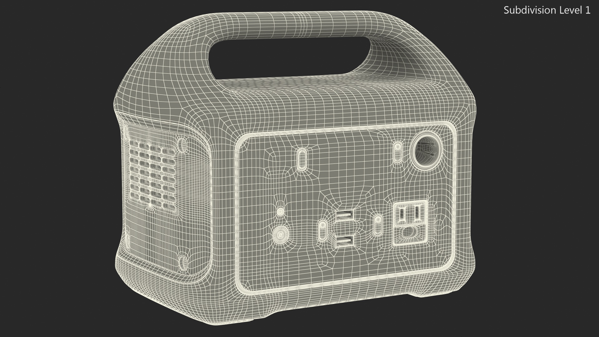 3D Portable Power Station Jackery Explorer 240 model