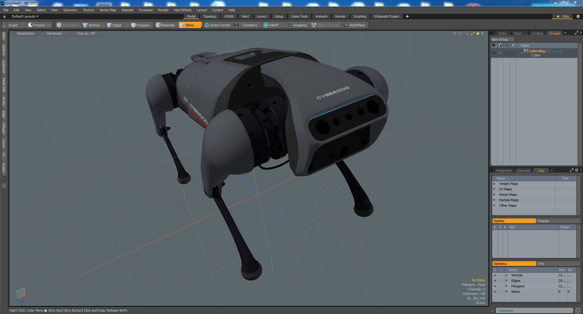 3D model Xiaomi Cyberdog