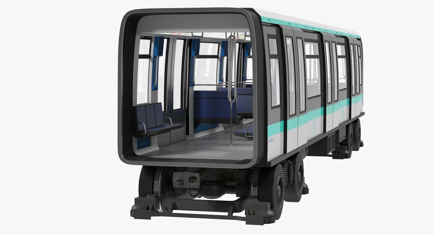 Subway Passenger Wagon 3D