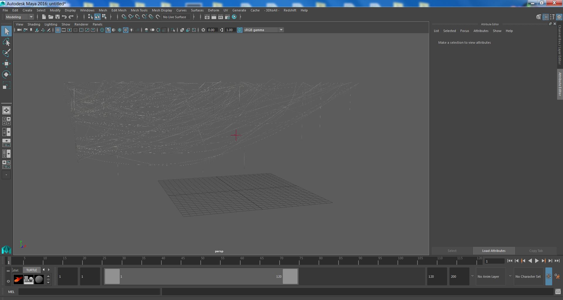 3D Hanging Corner Web model