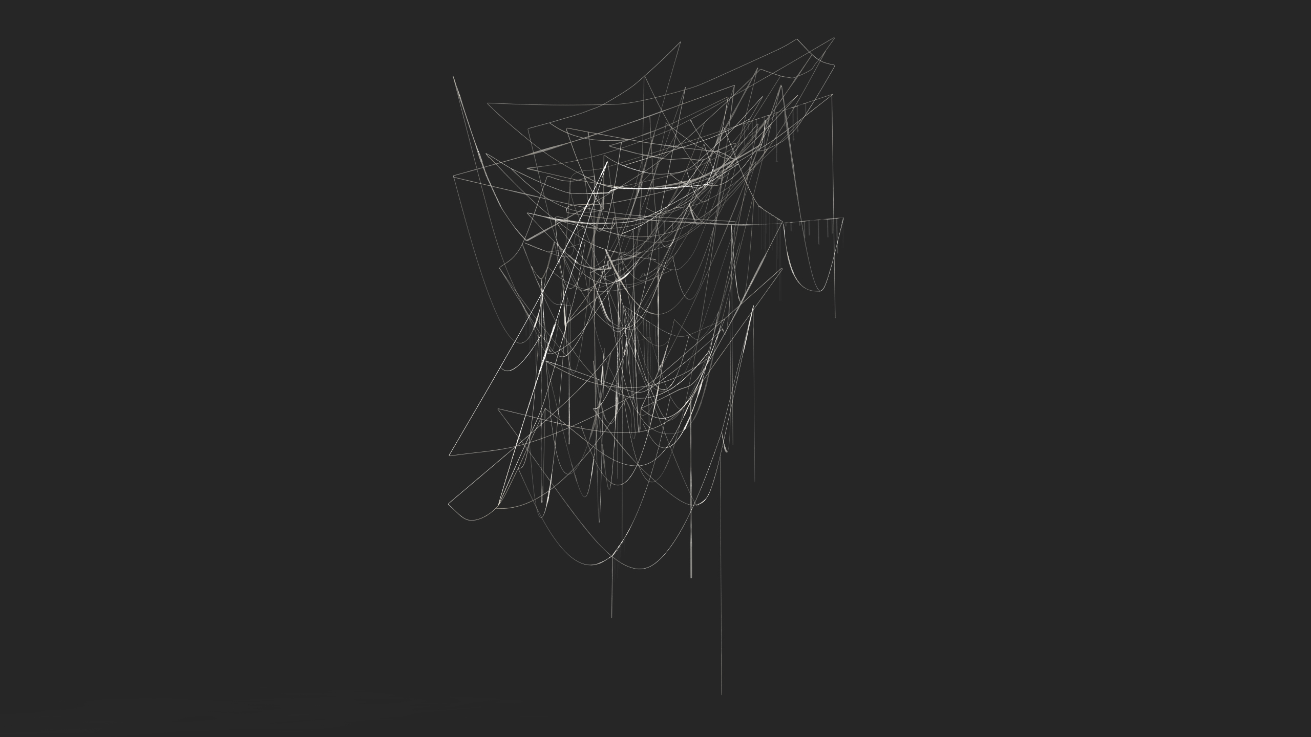 3D Hanging Corner Web model
