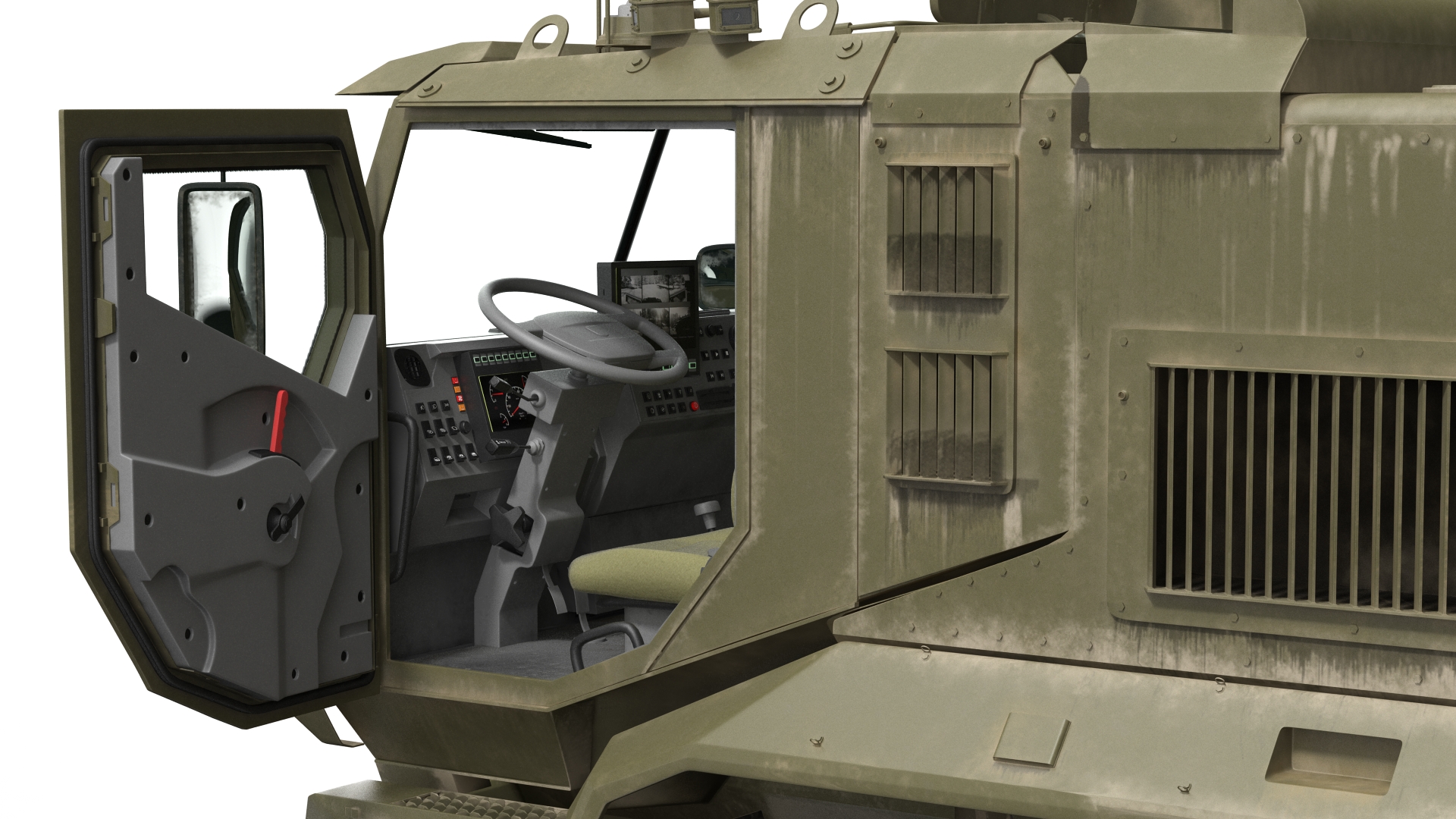 3D MRAP KAMAZ 63968 Typhoon Rigged