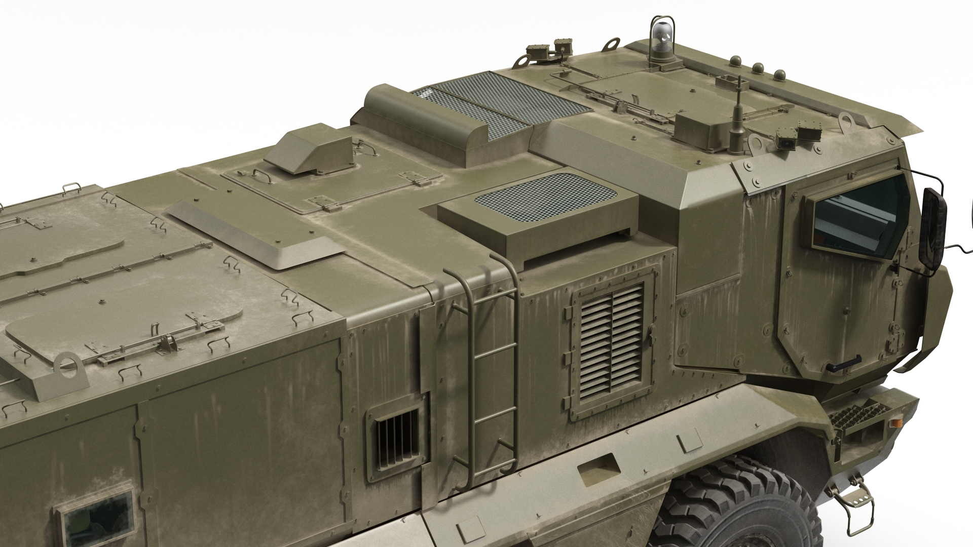 3D MRAP KAMAZ 63968 Typhoon Rigged