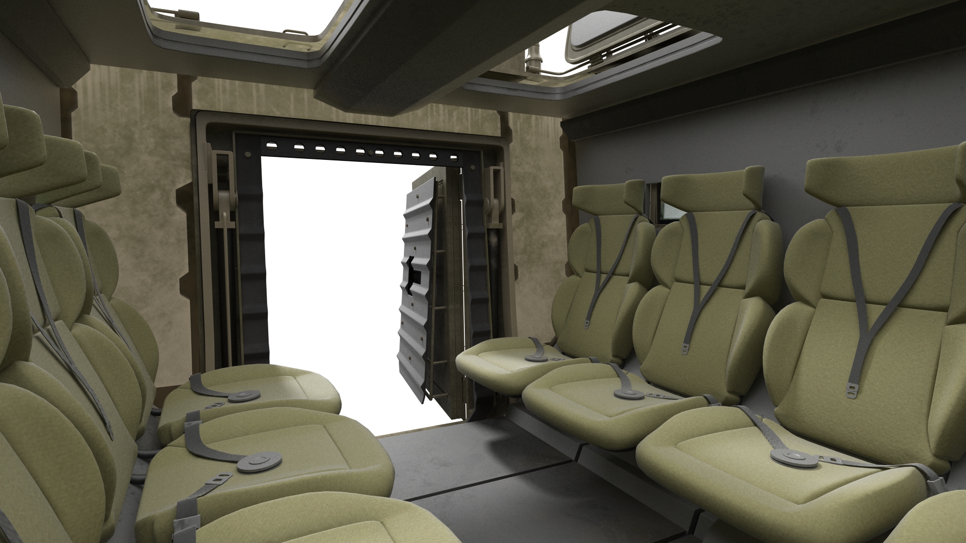 3D MRAP KAMAZ 63968 Typhoon Rigged