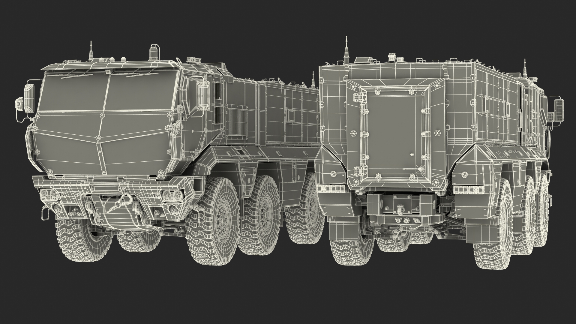 3D MRAP KAMAZ 63968 Typhoon Rigged