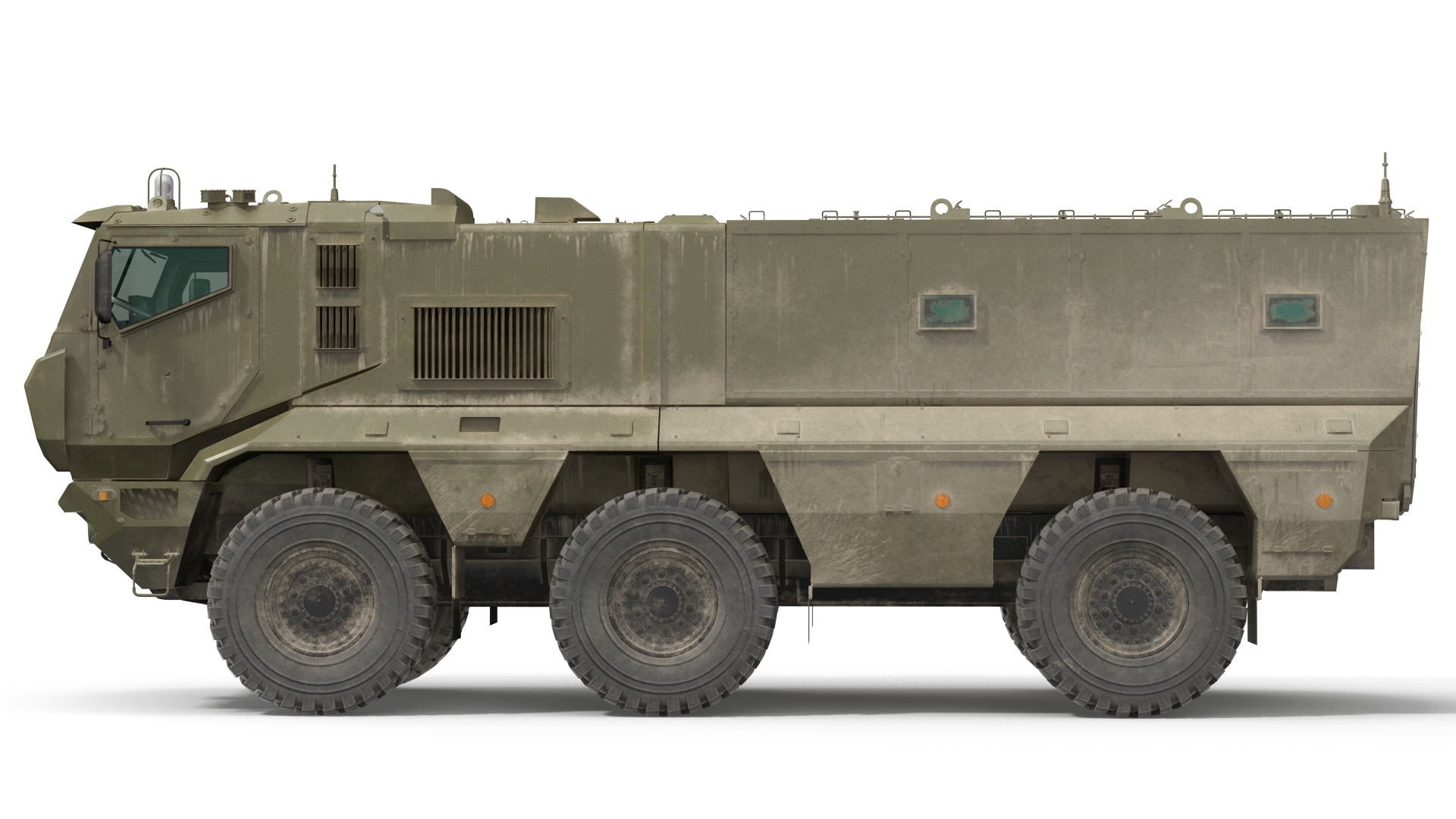 3D MRAP KAMAZ 63968 Typhoon Rigged