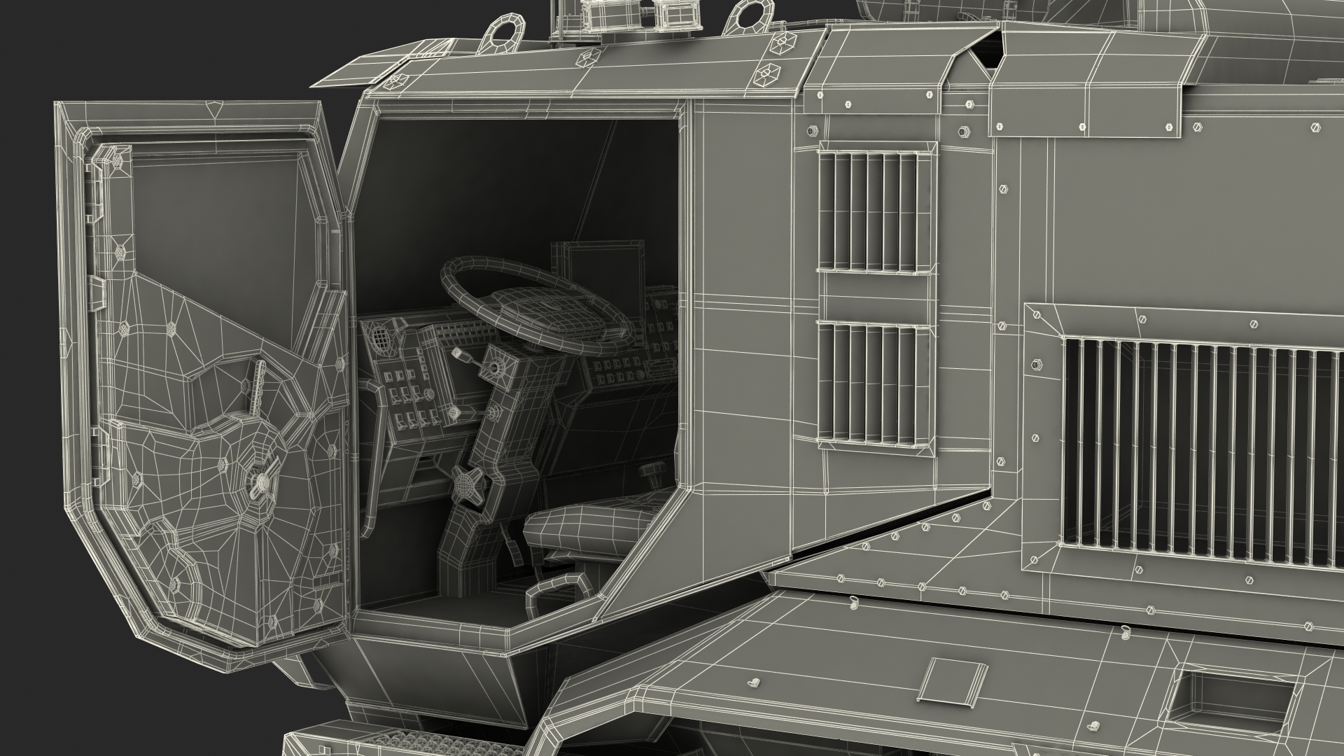 3D MRAP KAMAZ 63968 Typhoon Rigged