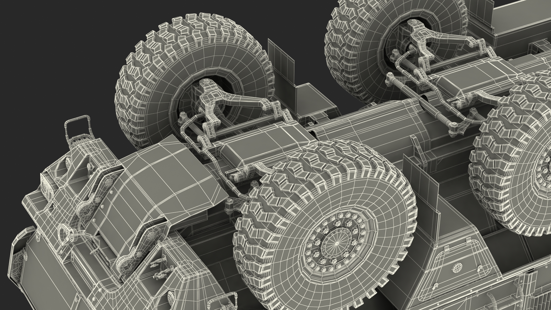 3D MRAP KAMAZ 63968 Typhoon Rigged